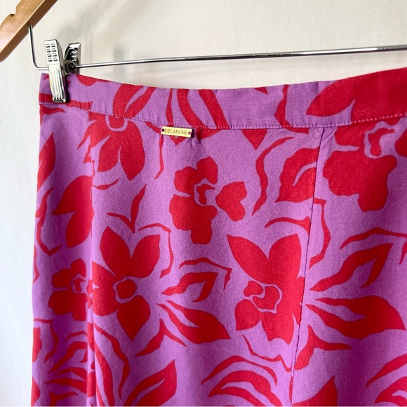 Billabong Peachy Keen Matching Pink Hawaiian Floral Skirt Set - Picture 7 of 16